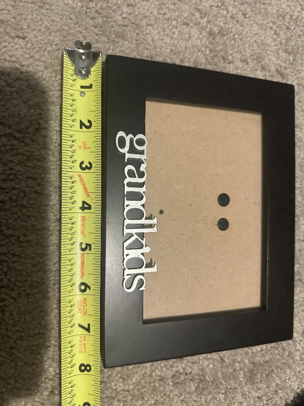 Malden Grandkids Black Tabletop Picture Frame